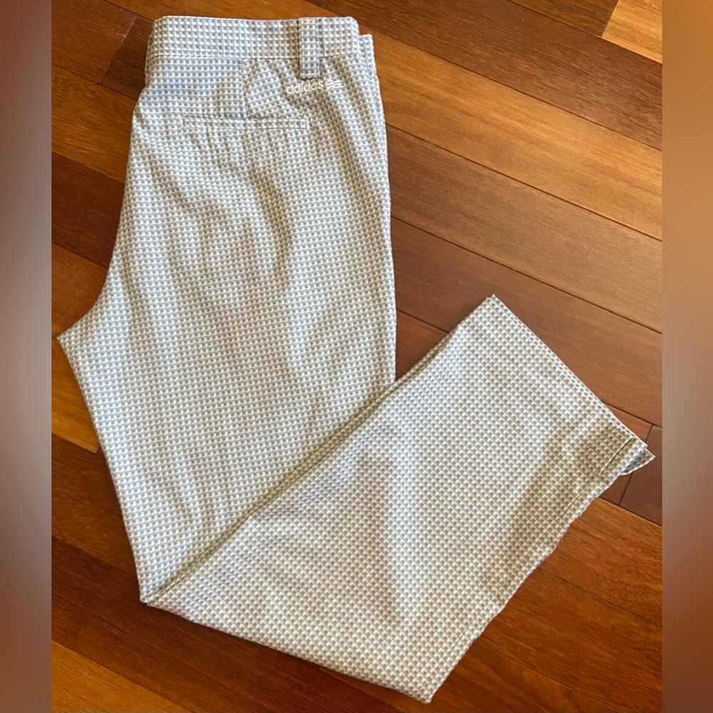 Adidas Golf Gingham Men’s Flat Front Pants